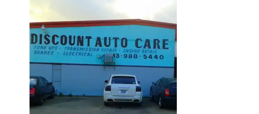 Discount Auto Care storefront in Houston